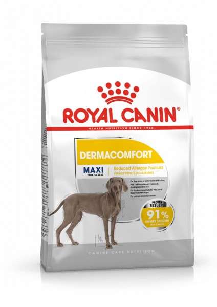 Royal Canin Maxi Dermacomfort 3 kg Packung) - Hundefutter