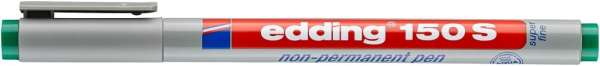 edding 150 S Non-permanenter Folienschreiber grün