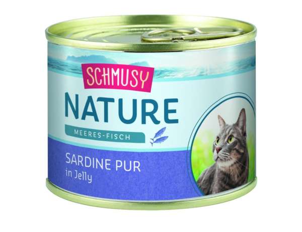SCHMUSY Nature Meeres-Fisch, Sardine 185 g Dose