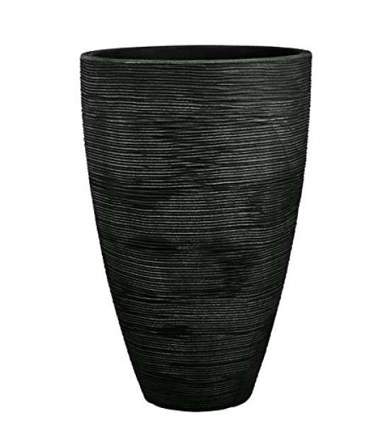 Pflanztopf Rillen anthrazit 40x60cm