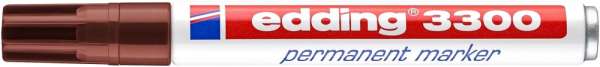 edding 3300 Permanentmarker braun