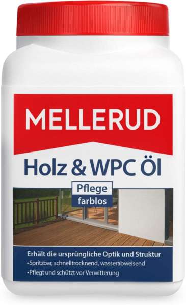 Mellerud Holz & WPC Öl Pflege farblos 0,75 l