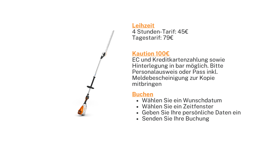 Teleskopheckenschere Akku Stihl HLA 86