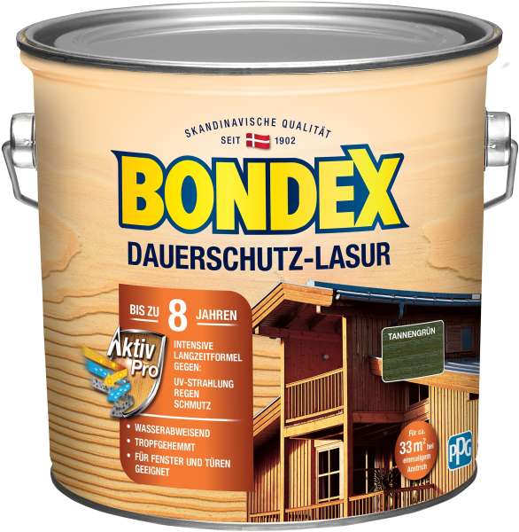 Bondex Dauerschutz-Lasur Tannengrün 2,50 l