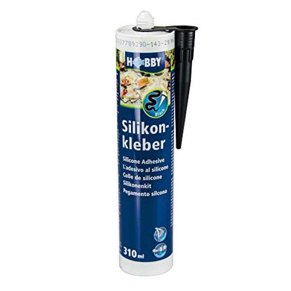 Hobby, Silikonkleber, Kartusche, 310 ml, schwarz