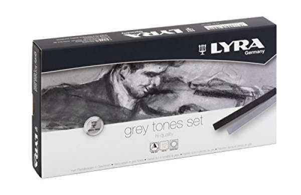 LYRA Grey Tones Set, 12 Pastellkreiden