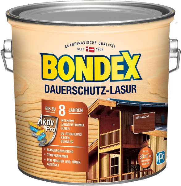 Bondex Dauerschutz-Lasur Mahagoni 2,50 l