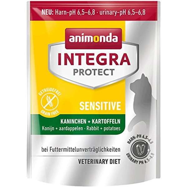 Animonda Integra Protect Sensitive Katzentrockenfutter Kaninchen + Kartoffeln, 1,2 kg