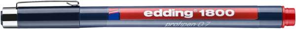 edding 1800 Präzisionsfeinschreiber rot (0.7)