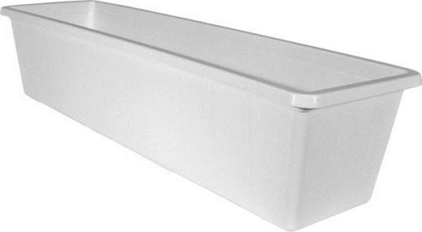 Blumenkasten Standard Kunststoff 80x17x14 cm weiß