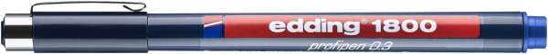 edding 1800 Präzisionsfeinschreiber blau (0.3)