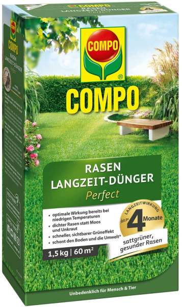 Compo Rasen Dünger Perfect 1,5kg, 60qm