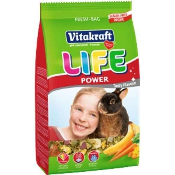 Vitakraft LIFE Power für Zwergkaninchen 600g