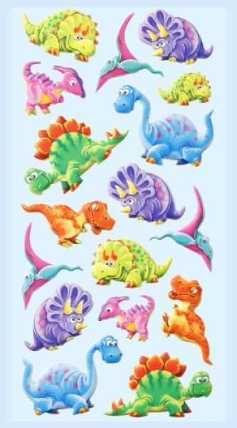Hobby Fun CREApop® Softy-Sticker Dino II