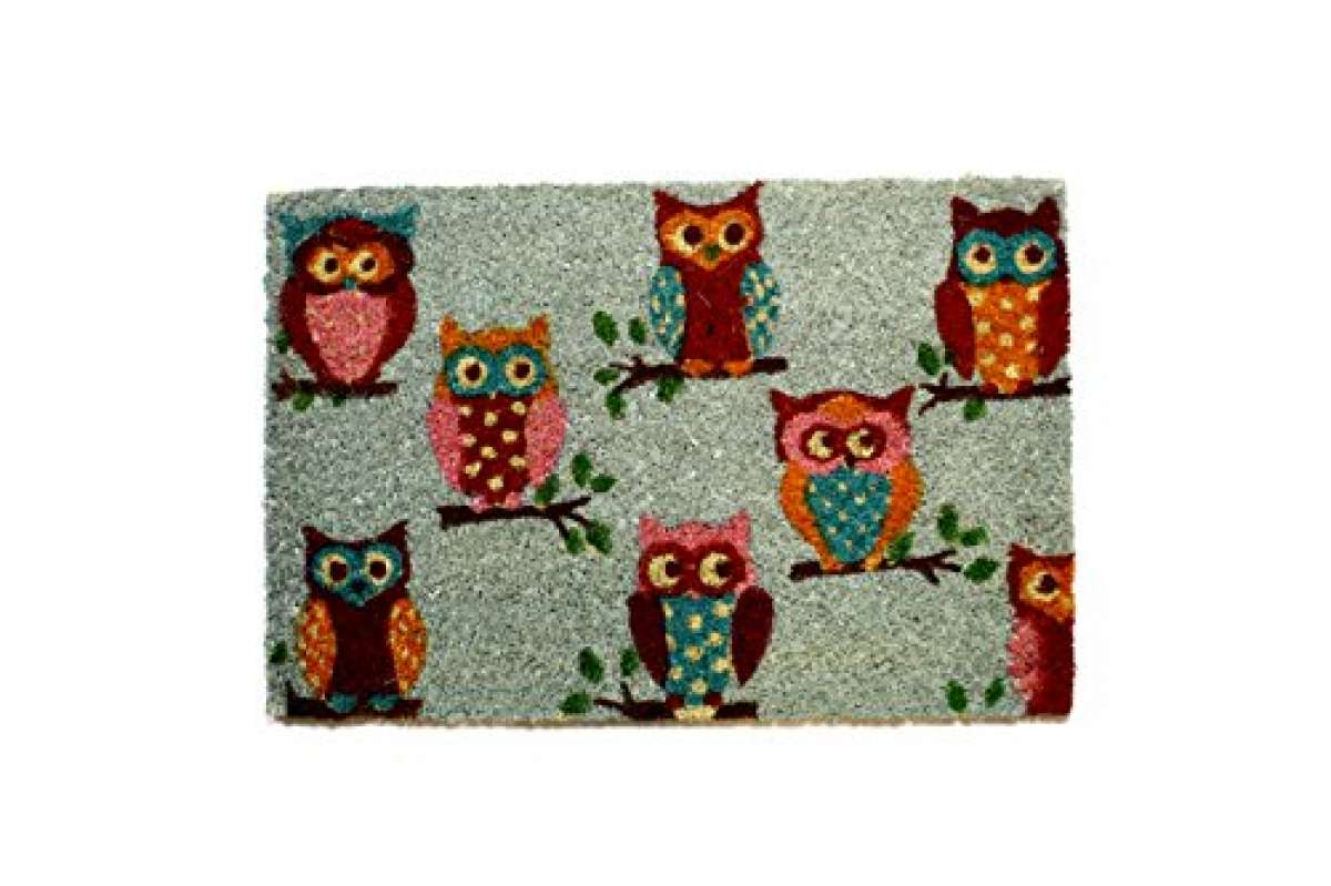 Fußmatte Eule bunt 40x60cm | Fußmatten & Teppiche | Drinnen | Deko