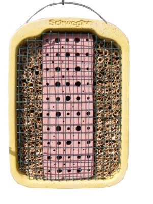 Schwegler Insektennistwand mit Lehm & Schilf