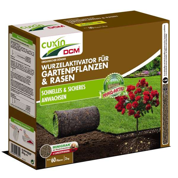 Cuxin DCM Wurzelaktivator für Gartenpflanzen und Rasen 3,0 kg