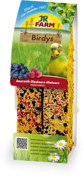 JR Farm Birdys, Wellensittich, Amaranth-Blaubeere-Himbeere