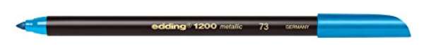 edding 1200 metallic Fasermaler blaumetallic