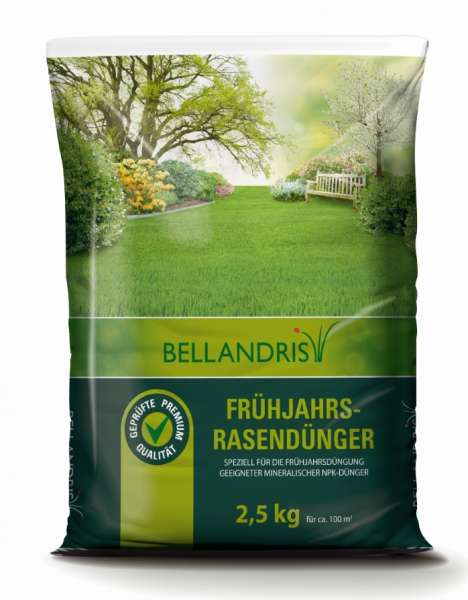Bellandris Frühjahrs Rasendünger 2,5kg