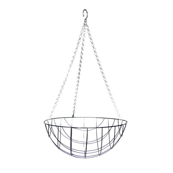 Esschert Metallkorb zum Hängen schwarz 35 cm