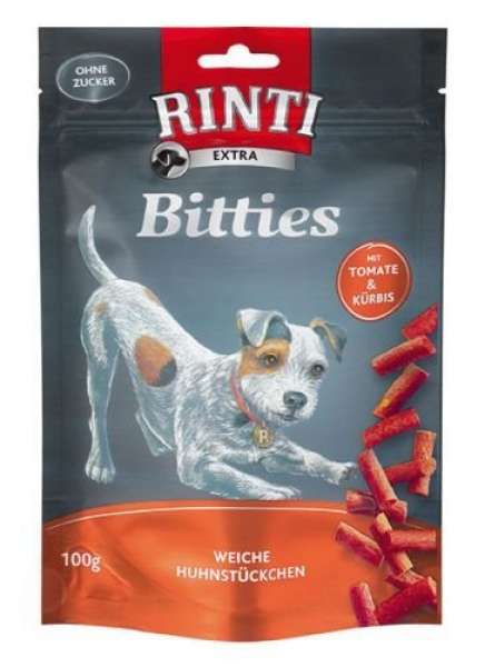 Rinti Extra Snack Mini Bits mit Huhn,Tomate &amp; Kürbis 100g