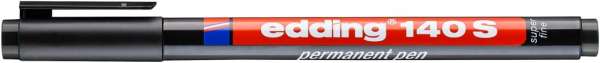 edding 140 S Permanenter Folienschreiber schwarz
