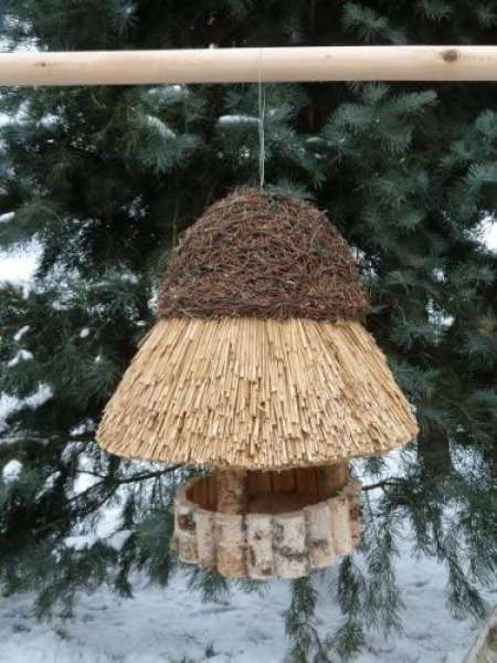 Futterhaus Reet Amrum rund 20 cm