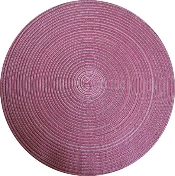 Stuco Tischset rund, purpur
