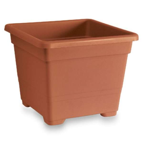 Topf Quadrato 32cm terracotta