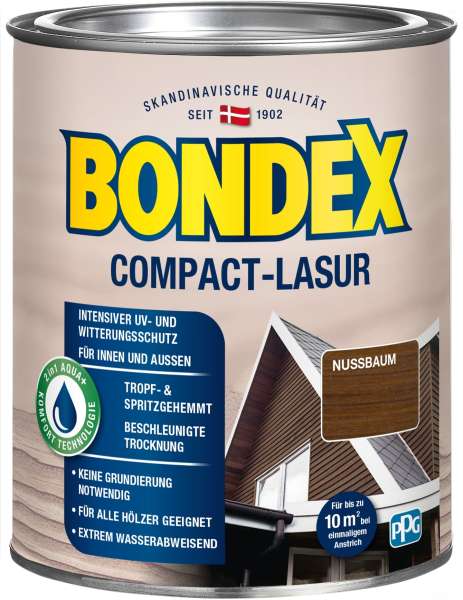 Bondex Compact Lasur Nussbaum 0,75l