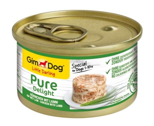 GimDog Little Darling Pure Delight Hühnchen mit Lamm 85 g