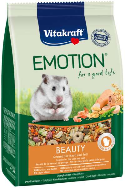 Vitakraft Emotion Beauty All Ages, Zwerghamster - 300g