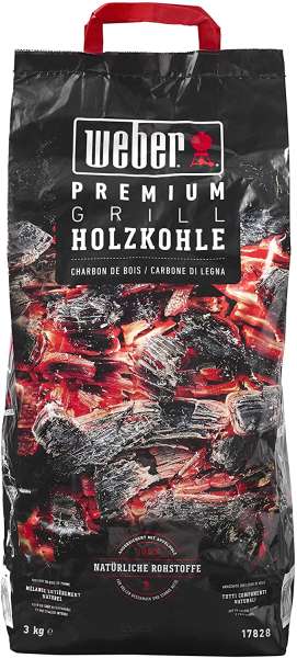 Weber Premium Holzkohle 3 kg