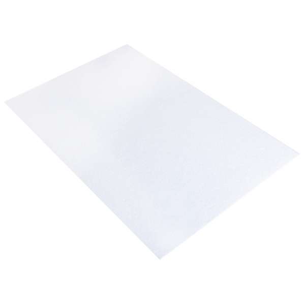 Textilfilz weiß 30 x 45 x 0,2 cm