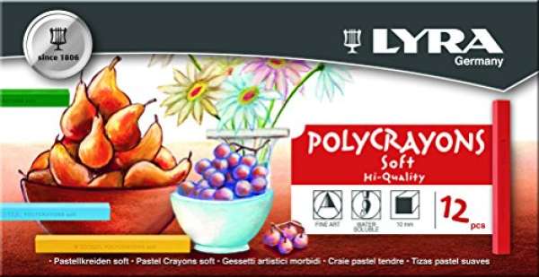 LYRA Polycrayons Soft, 12 Pastellkreiden