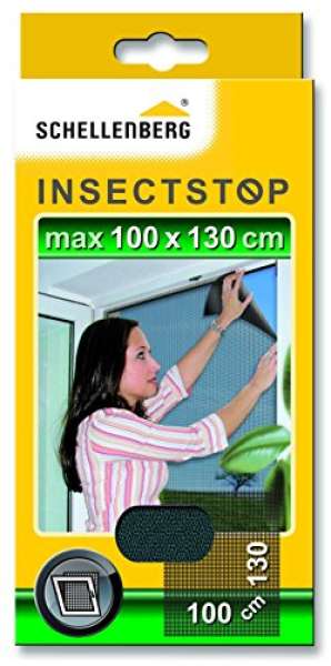 Fliegengitter 100 x 130 cm, anthrazit