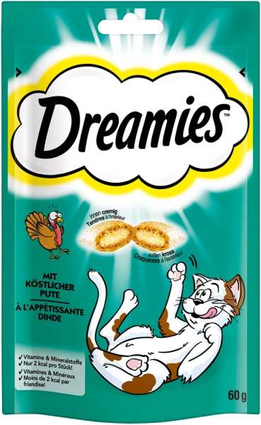 Dreamies 60g mit Pute